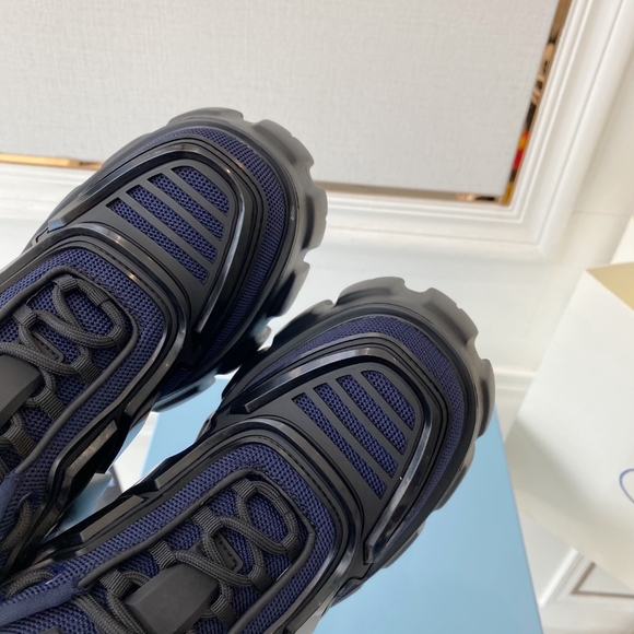 Prada men's black and blue sneakers - Picture 3 of 10
